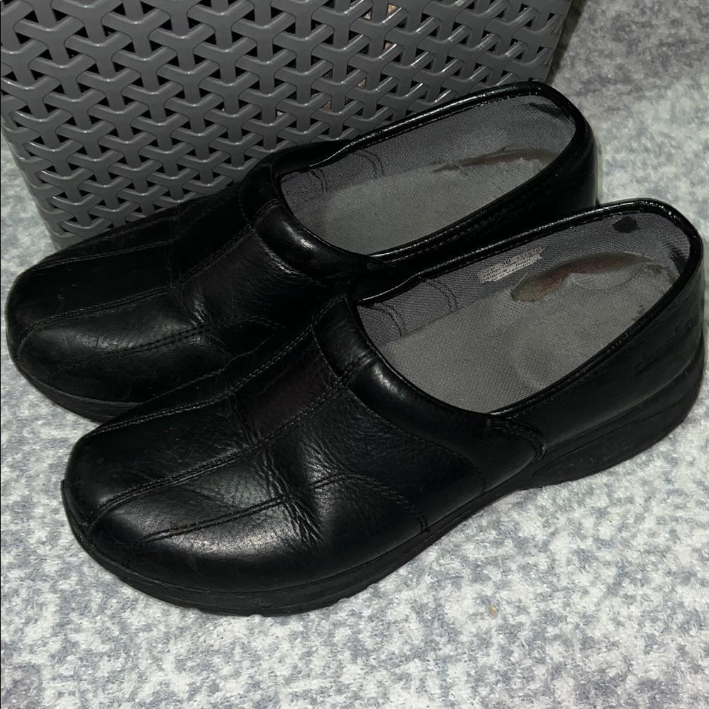 Dansko Women's Black Slip-On Shoes Size 8